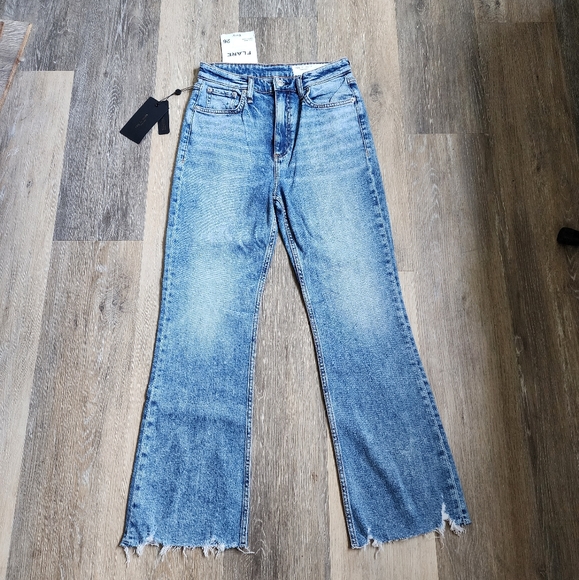 NWT RAG & BONE HIGH-RISE ANKLE FLARE - Picture 1 of 14
